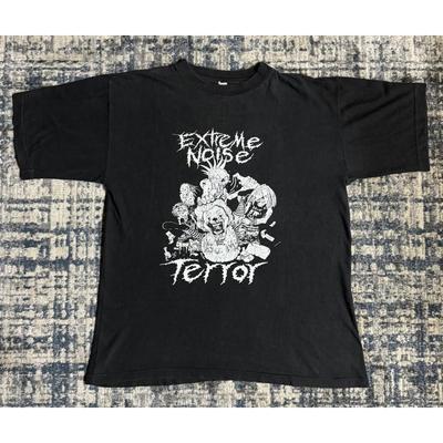 Vintage 1989 Koszulka Extreme Noise Terror In It For Life L Napalm Death Disrupt