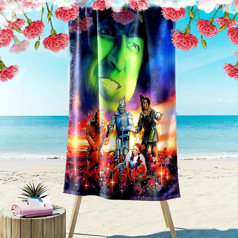 Fantasy Adventure Journey beach towel Outdoor camping beach Absorbent bath towel swim quick-drying swim towel Travel and vacation towels beach