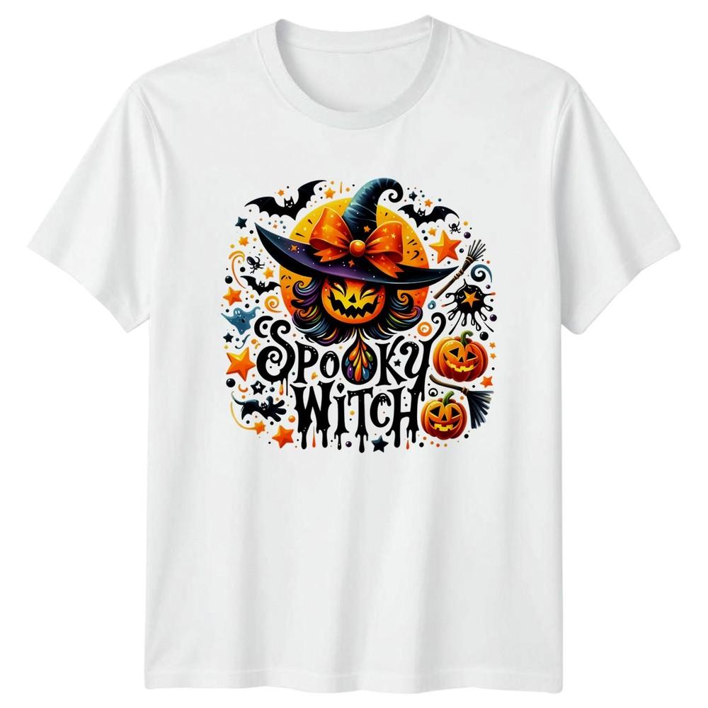 Spooky Witch Halloween Holidays Unisexs TShirt Unisexs Tee Graphic Unisex Top S