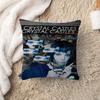 Band C-Crystal Castles Cushion Cover Polyester Sofa Cushions Decorative Throw Pillows Home Decoration Pillowcover