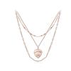 Louvre 3-Line Layered Necklace Na0632
