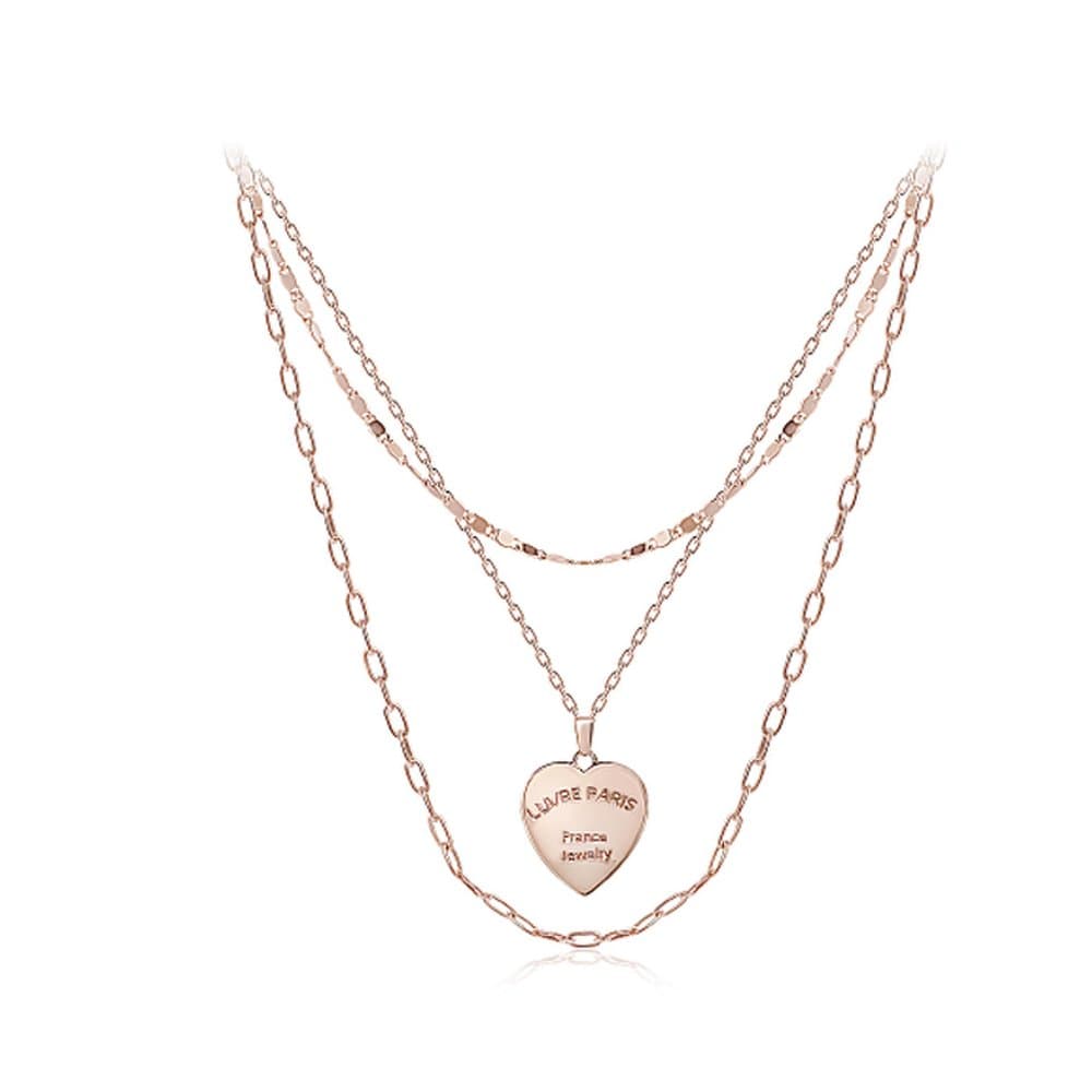 Louvre 3-Line Layered Necklace Na0632