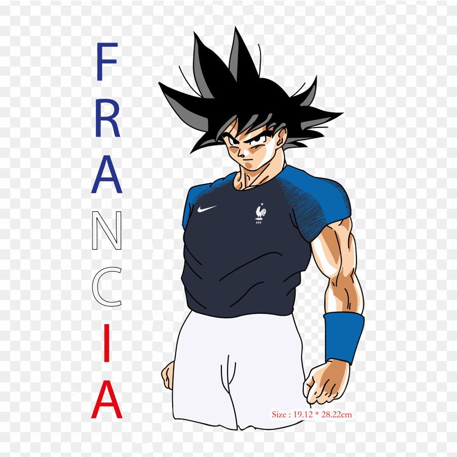 Patches For Clothes Bag Iron On Thermal Stickers Ssb Aura Goku Vegeta Pattern Washable Heat Transfer