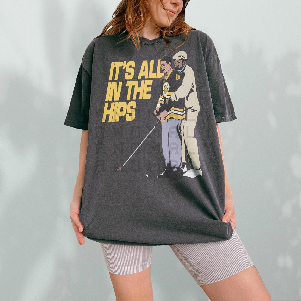 

90s Golf Movie TShirt Its All in The Hips Funny Retro Tee Graphic T Shirts T Shirt Women Ropa De Mujer S