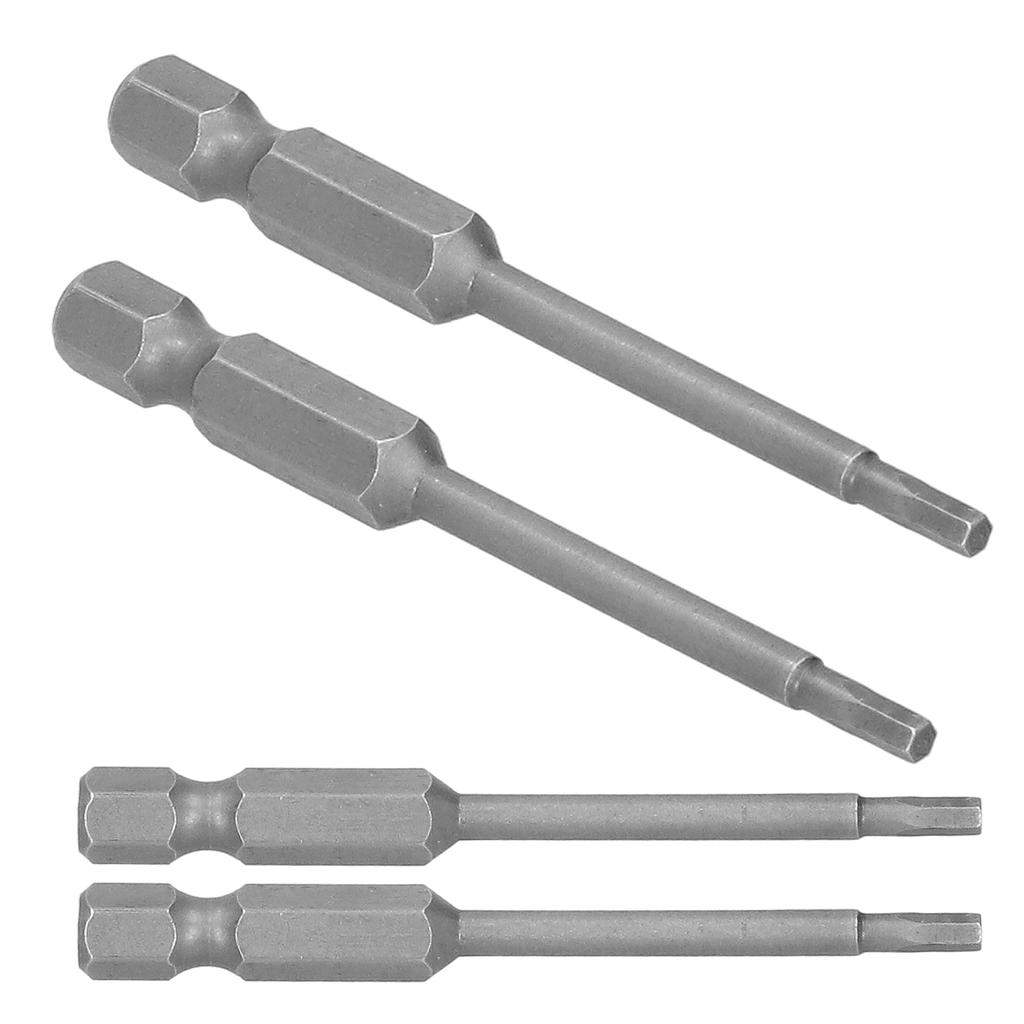10PCS 2.5mm Hex Scoket Electric Screwdriver Bits Magnetic Head S2 Alloy Steel Hardware Tools