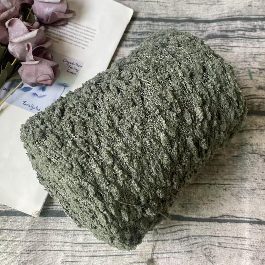 500g Silver Feather Bean Yarn Woolen Non Handwoven Gloves, Hats, Sweaters, Scarves, Shoes, Shawls DIY Knitting&Crocheting