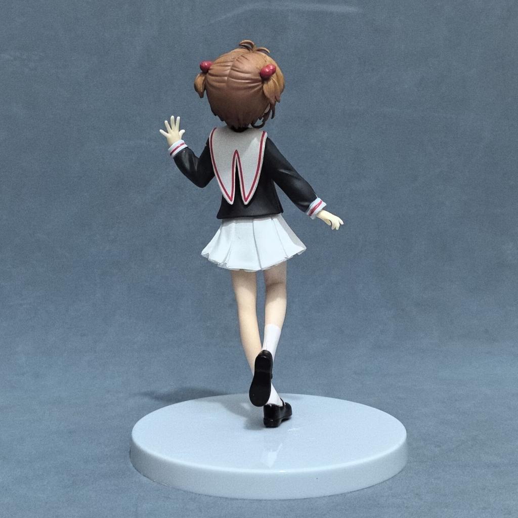 Cardcaptor Sakura Anime Figurines Sakura Kinomoto Tomoyo Daidouji School Uniform Standing 16Cm Collectible Model For Anime Fans