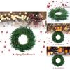 New Soft Touch Realistic Christmas Wreath With Pinecones Red Berries And Norfolk Pine Needles