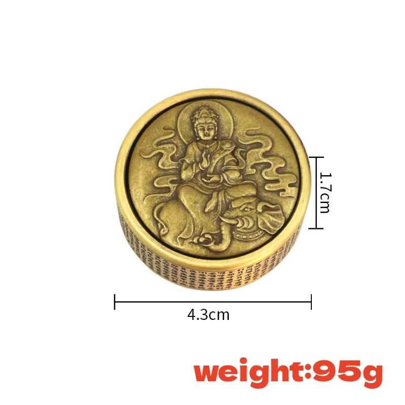 Metal Zen Buddha Gyroscope Fidget Spinner Adult Anxiety Relief Toy Fingertip Gyroscope Ansiedad Alivio Del Estres Exquisite Gift