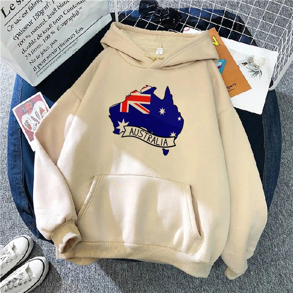 Australia Hoodies Women 2023 Streetwear Anime Aesthetic Tracksuit Women 90s Pulls Unisex