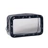 A pvc transparent makeup bag Waterproof zipper bag New cosmetics storage bag Travel large capacity toiletry bag