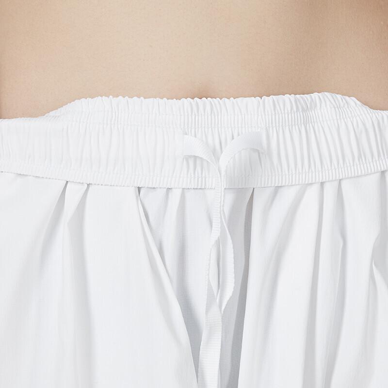 Adidas Logo Print Straight Leg Sports Shorts Women Bottoms White HE9950