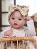 18 Inch Realistic Reborn Baby Doll Full Silicone Vinyl with Visible Veins Newborn Girl Doll Toddler Toy Gift