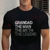Motorcycle The For Man The Myth The Legend Motorcycle Cotton T Shirt Men's Casual O-Neck Short Sleeved Tops Tee