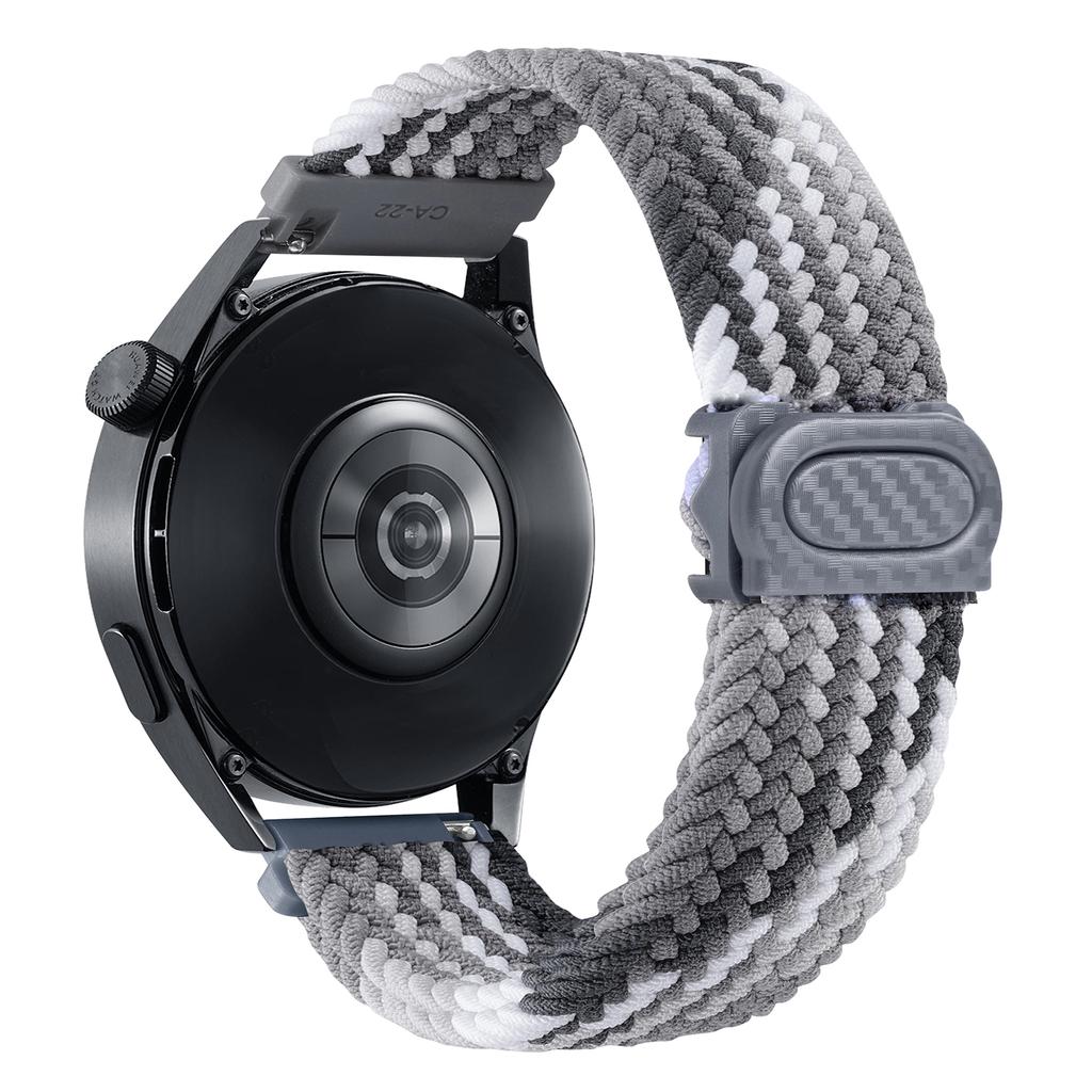 Strap For Samsung Galaxy Watch 7 6 4 classic/5 pro/active 2/s3/46 braided solo loop bracelet Huawei watch GT2 3 4 20mm/22mm Band