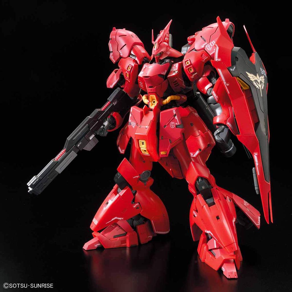 RG Mobile Suit Gundam Counterattack Sazabi Scale Plastic Model Kit Char's 1/144 Pre-colored