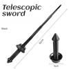 3D Spiral Samurai Sword Retractable Decompression Gravity Sword Role Playing Ninja Props 1:1 Model Toy Birthday Gift