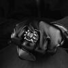 Gothic Signet Ring Dark Stone 395