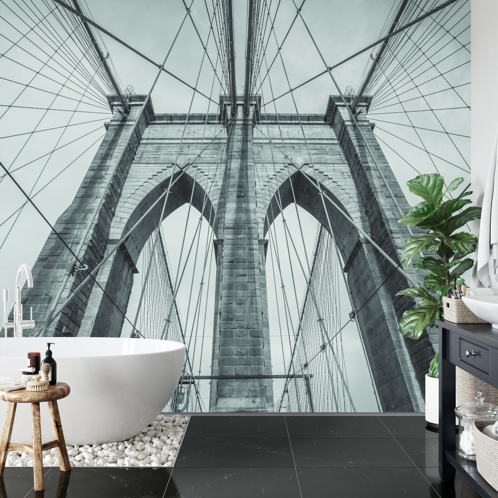 Photomural Brooklyn Bridge Washable Fleece 180x120