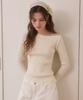 ADAUL Golgi One Off Shoulder Knit - Ivory