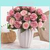 Peony Silk Flower Home Decor Wedding Centerpiece With Realistic Design For Photography