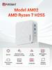 FIREBAT Mini PC AM02 AMD Ryzen 7 H255 16/0 GB RAM 512/0 GB SSD Windows 11 Mini Ordenador de Escritorio