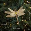 25cm Christmas Artificial Butterfly Sparkling Christmas Hanging Decoration New Christmas Gift