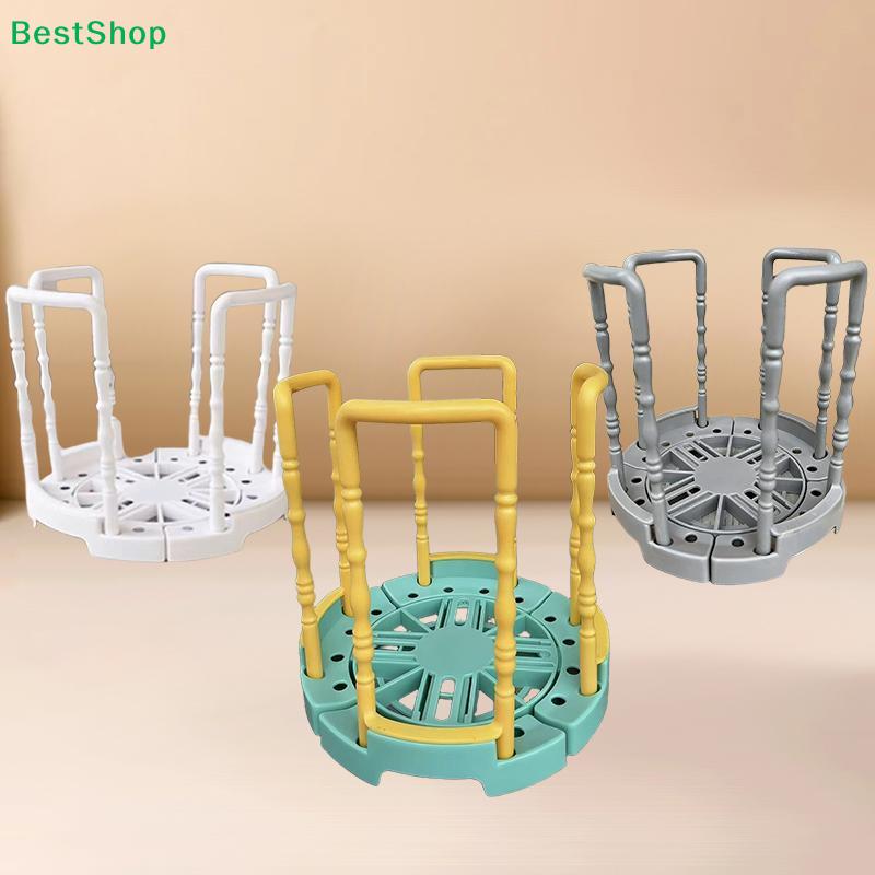 Telescopic Rotatable Dish Rack,Adjustable Plastic Bowl Cup Drying Rack for Kitchen Sink