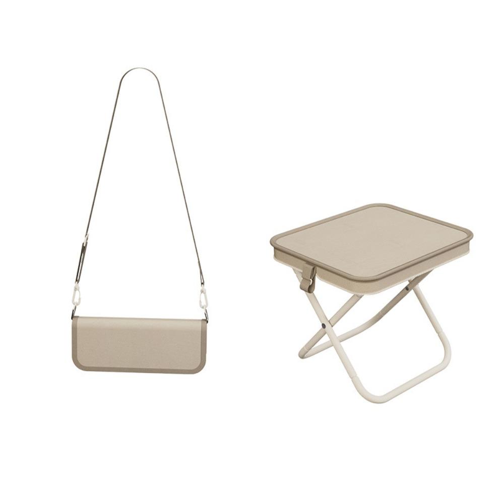 Water-proof Portable Fishing Chair Strong Load-bearing Folding Camping Chair Picnic Khaki