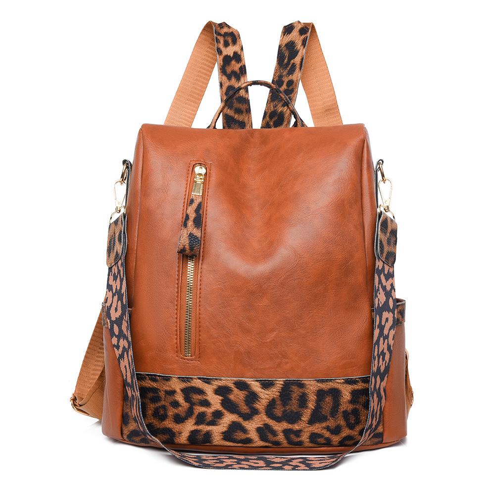 Fashionable Backpack Women's Bag Casual Large-capacity Crossbody Backpack Retro Backpack