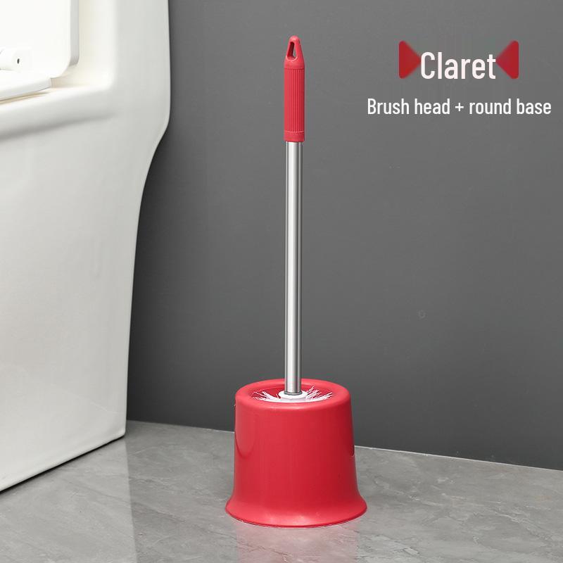 

Набор шампанского ершика для унитаза с длинной ручкой и мягкой щетиной - настенный, без мертвых зон, пластиковая чистящая щетка.