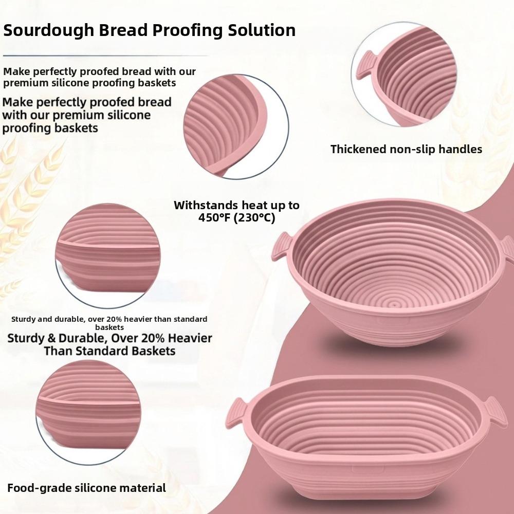 Heat-Resistant Sourdough Bread Baking Bowl Food Grade Dough Fermentation Bowl  Bread Making