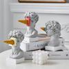 Sculpture Office Bookshelf Desktop Art Decoration David Statue Modern Nordic Figure Ornament Ice Cream David Figurine Home Decor