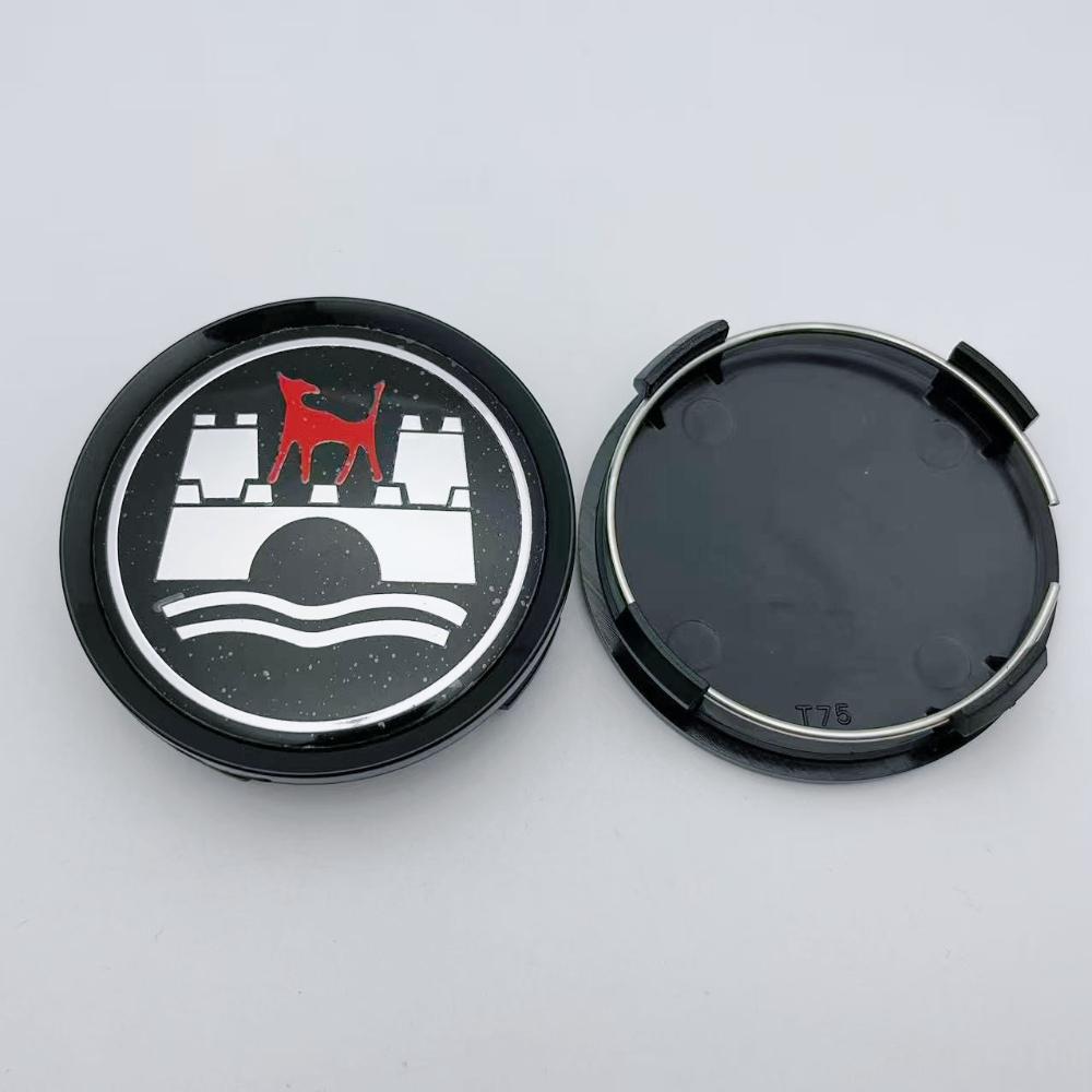 4pcs 74mm Wolfsburg Logo Emblem Badge Car Wheel Center Caps Wheel Hubcaps Rim Hub Center Dust Cover Replace Car Accessories