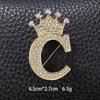Unisex Versatile English Letter Brooch Lapel Pin for Suits and Clothing