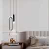 Neu Moderne Glanz Minimalist LED Anhänger Lichter Kronleuchter Für Schlafzimmer Wohnzimmer Decor Hängende Lampe suspension innen beleuchtung