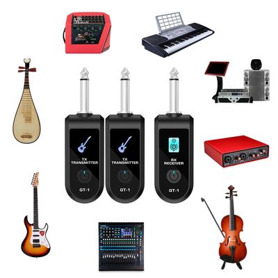 2.4G Wireless Guitar Audio Transmitter Receiver with Precise Sound Rechargeable Digital Guitar System for Electric Bass Violin