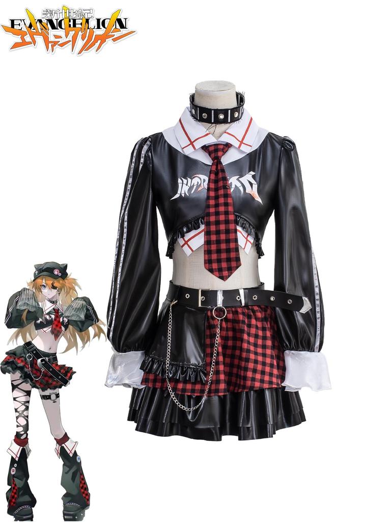 Asuka Rock Band Warrior Anime Cosplay Costume