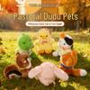 New Pastoral Series Holiday Plush Toy: Squirrel & Dinosaur Table Companions for Kids