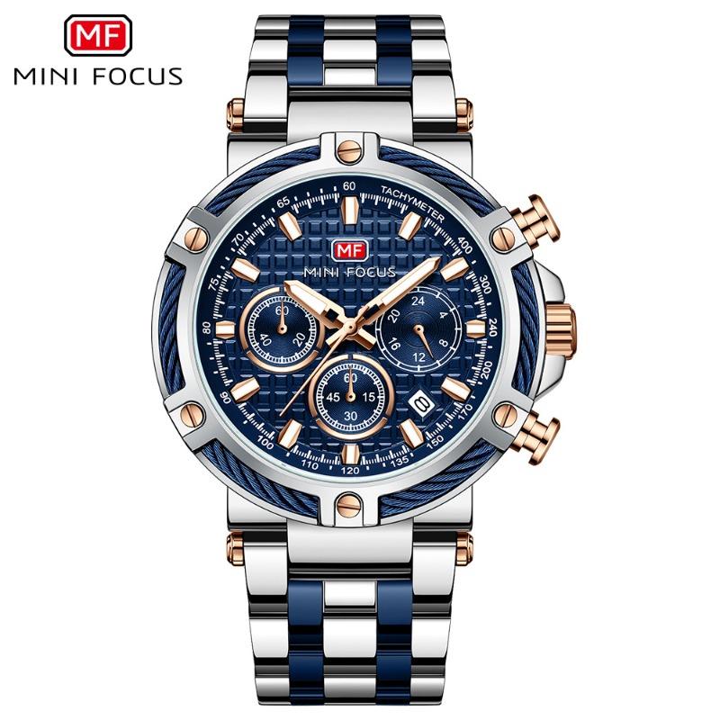 Watch, Casual Men s Watch Waterproof Quartz Watch Luminous Steel Belt Men s Watch