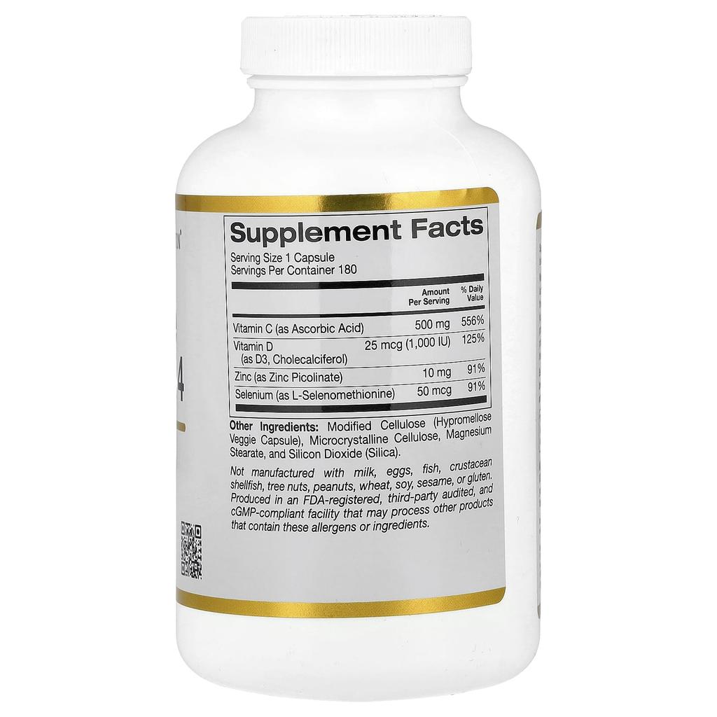 Immune Complex 4, 180 Veggie Capsules