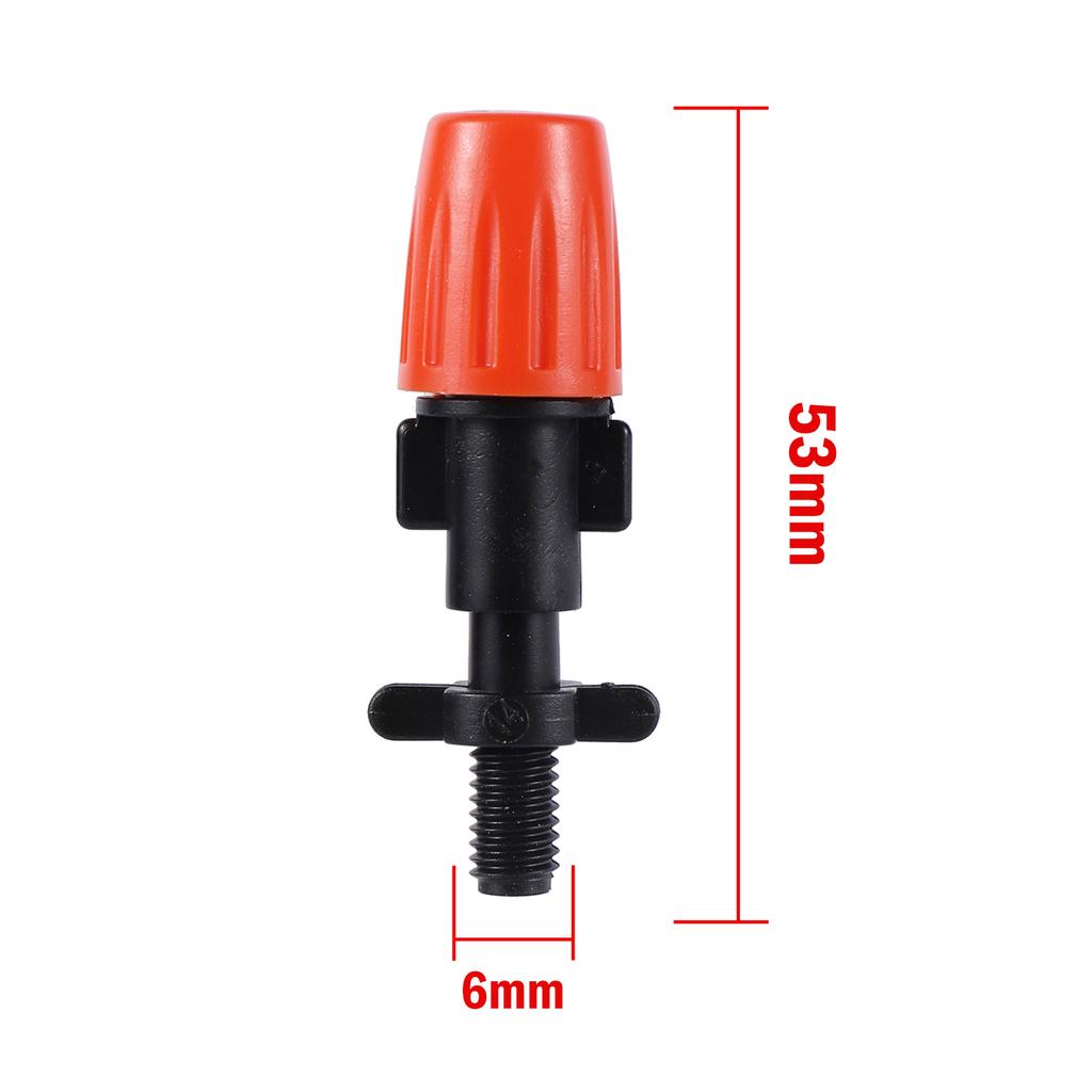 20Pcs Adjustable Orange Misting Nozzle Garden Greenhouse Terrace Watering Cooling Landscape Sprayer Flower Plant Irrigation Tool