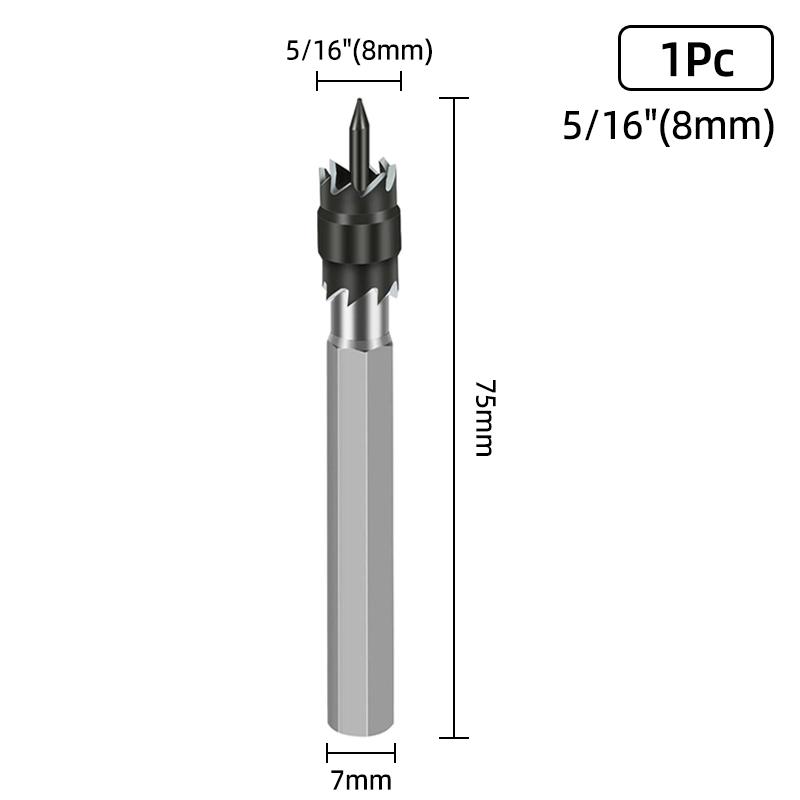 HSS Double Sided Rotary Spot Welding Broca Metal 8 Sided Cutter 9.5mm Bitum Remover Drill Bit Hole Opener Cutter Spot Weld Tools
