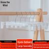 Zhifeng Anti-Slip Plastic Pants Hangers with Clips