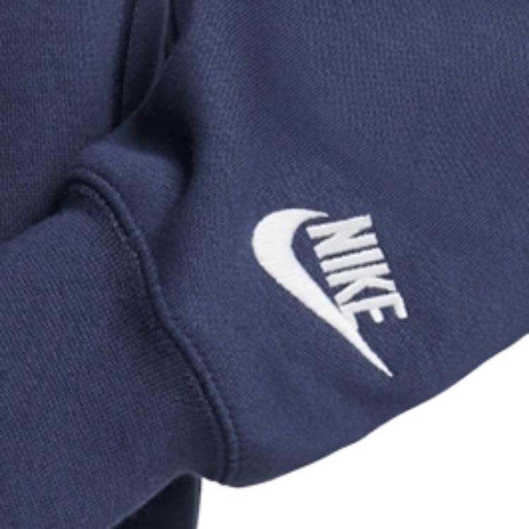 Nike Hooded Casual Warm Fleece Sweatshirt Men sweatshirt Blue HV1741-410