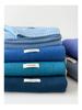 Glacier Blue Women's Pure Wool Scarf - Warm, Versatile for Autumn/Winter