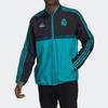 adidas Veste Décontractée Homme avec Imprimé Logo de Marque Épissé Vêtements d'Extérieur Bleu GR4251