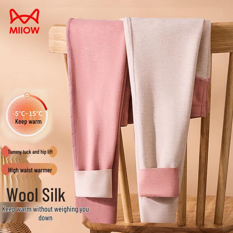 

Женские термолеггинсы Mao Ren из шерсти и шелка с флисовой подкладкой M