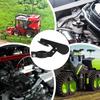 Tractor Exhaust Cover Multipurpose Waterproof Weather Flap Black Wear-Resistant Exhaust Cover User Friendly Weather Flap For