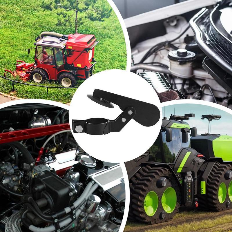 Tractor Exhaust Cover Multipurpose Waterproof Weather Flap Black Wear-Resistant Exhaust Cover User Friendly Weather Flap For
